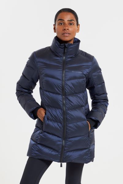 Original Mountain Warehouse Skye Extreme Womens Down Jacket Navy