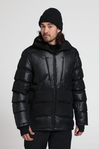 Black Hot Freeride Mens Ski Jacket Mountain Warehouse