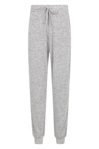 Mountain Warehouse Fashion Grey Womens Knitted Loungewear Tapered Pants