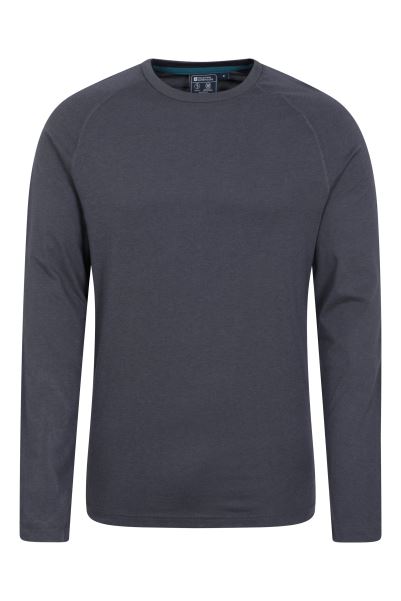 Saunter Mens Bamboo Crew Neck Top New Mountain Warehouse Navy