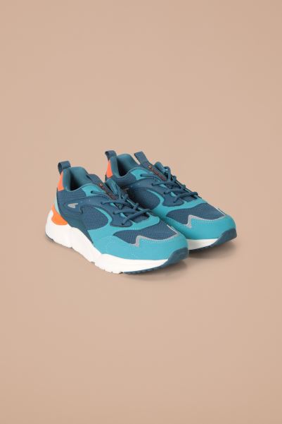 Mountain Warehouse Fashion Active People Kids Chunky Trainers Teal