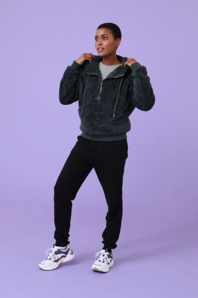 Collection Khaki Active People Womens Half Zip Fleece Mountain Warehouse