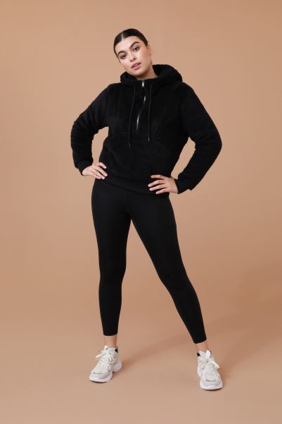 Active People Womens Half Zip Fleece Mountain Warehouse Origin Black