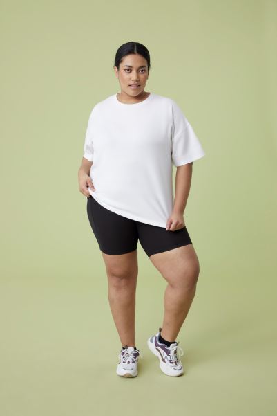 Active People Breeze Womens T-Shirt Polar-White Fashion Mountain Warehouse