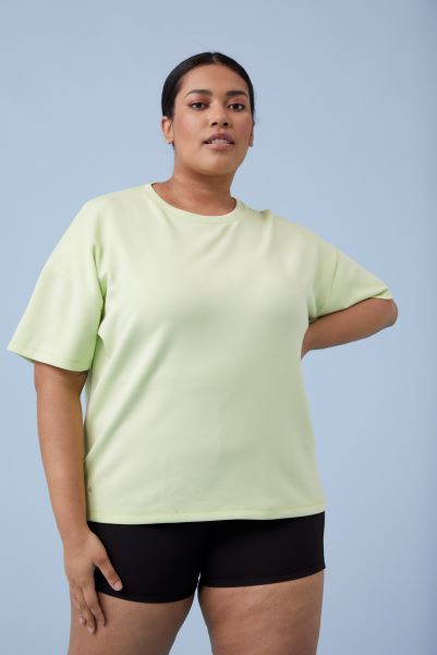 Active People Breeze Womens T-Shirt Collection Mountain Warehouse Lime