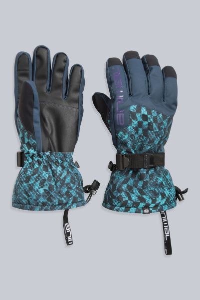 Original Animal Iced Mens Snow Gloves Mountain Warehouse Teal