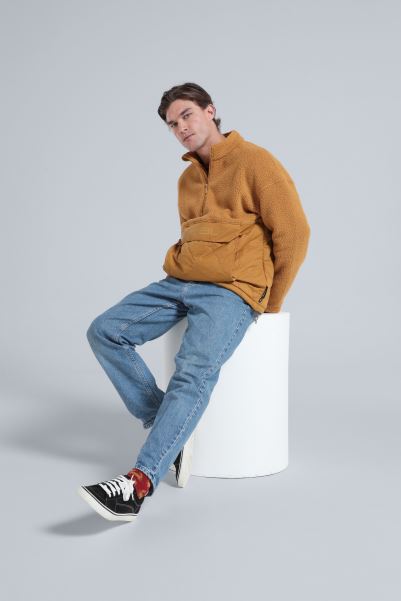 Mountain Warehouse Hot Animal Blaze Mens Recycled Fleece Brown