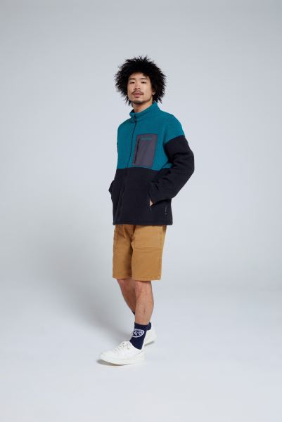 Mountain Warehouse Animal Eli Mens Recycled Fleece Fashion Teal