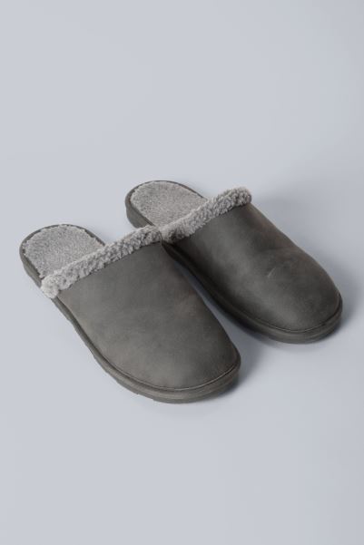 Black Animal Mens Slippers Brand Mountain Warehouse