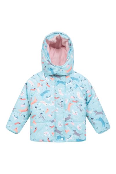 Mountain Warehouse Collection Baby Padded Fleece Lined Jacket Teal