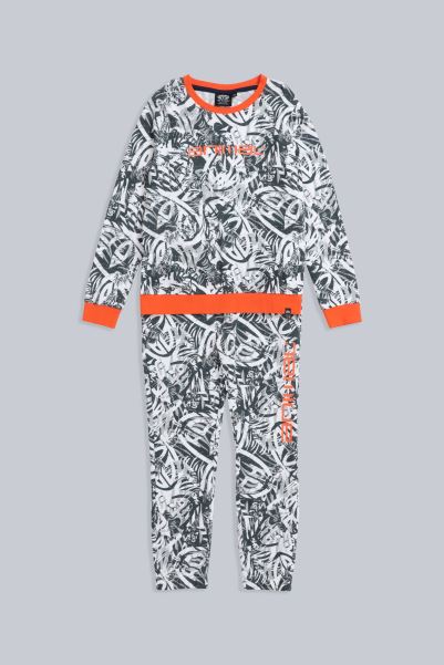 Animal Doze Kids Pyjama Set Mountain Warehouse Collection Grey