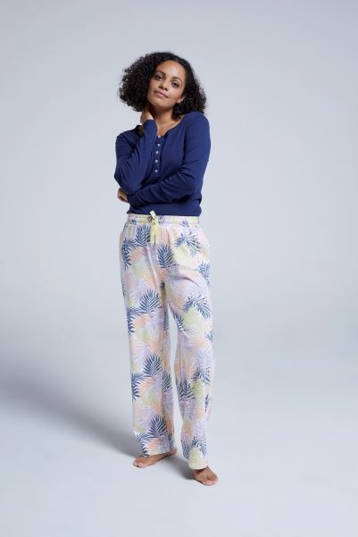 Tropical Animal Driftoff Womens Pyjama Bottoms Hot Mountain Warehouse