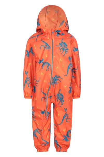 Best Printed Toddler Recycled Rain Suit Mountain Warehouse Orange