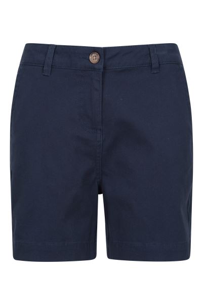 Brands Bay Womens Organic Chino Shorts Navy Mountain Warehouse