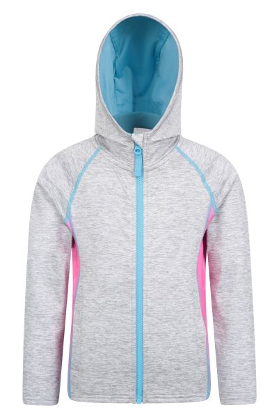 Mountain Warehouse Brands Grey Kayleigh Kids Stripe Hoodie