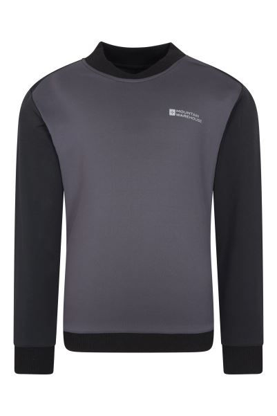 Pop Over Kids Midlayer Hot Mountain Warehouse Black