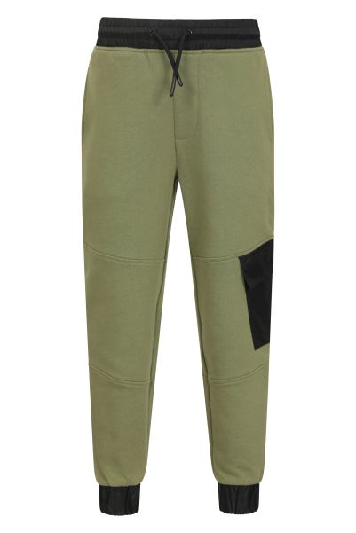 Mountain Warehouse Khaki Panelled Sporty Kids Joggers Brands