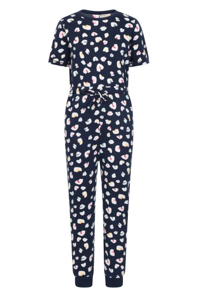 Navy Tween Kids Brushed Jumpsuit Mountain Warehouse Hot