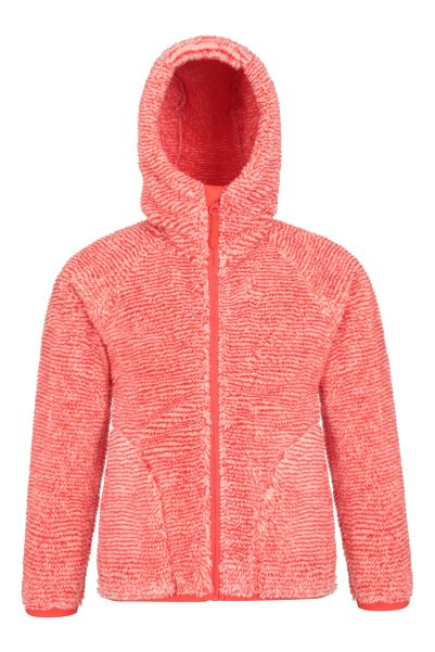 Mountain Warehouse Yogi Kids Fleece Hoodie Best Red