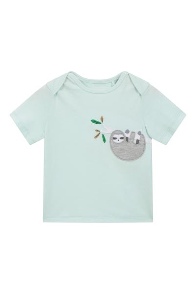 Fashion Baby Organic T-Shirt Mountain Warehouse Mint