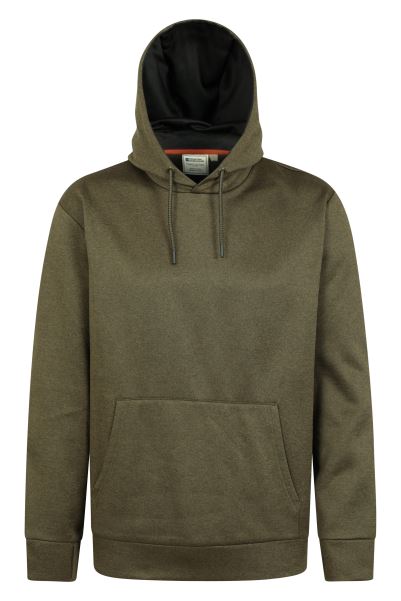 Mountain Warehouse Denver Mens Relaxed Hoodie Brands Dark-Khaki