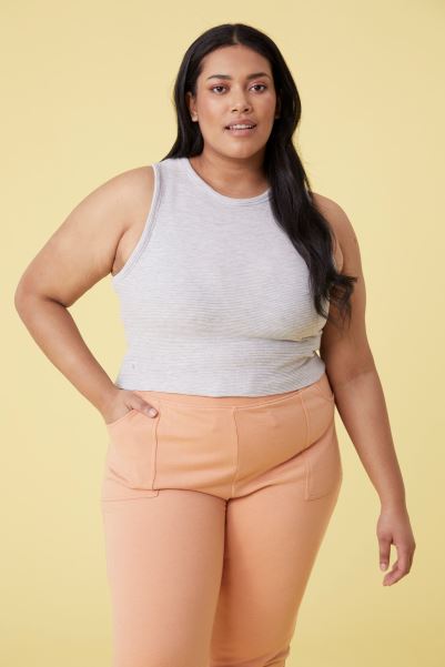 Mountain Warehouse Origin Active People Ribbed Womens Vest Grey