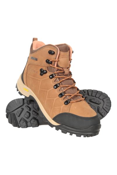 Mountain Warehouse Brown Hurricane Womens Extreme Isogrip Waterproof Boots Origin