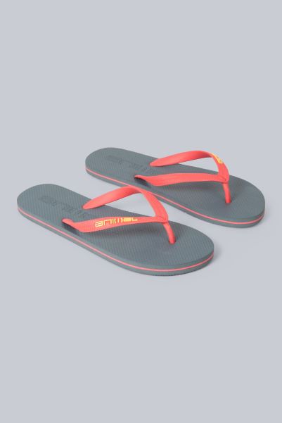 Best Animal Oceana Mens Flip-Flops Grey Mountain Warehouse