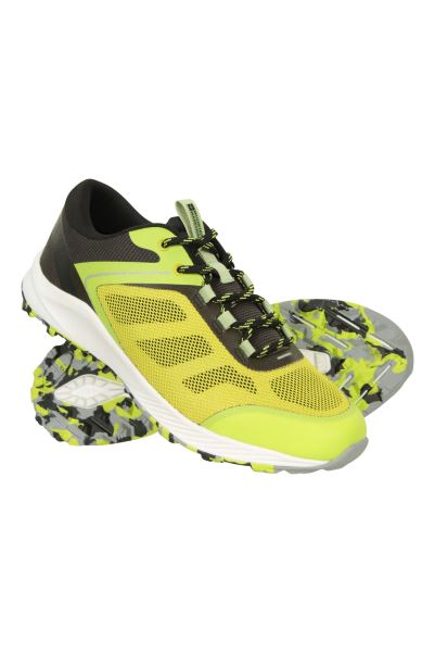 Mountain Warehouse Original Lime Performance Mens Ortholite® Trail Runners