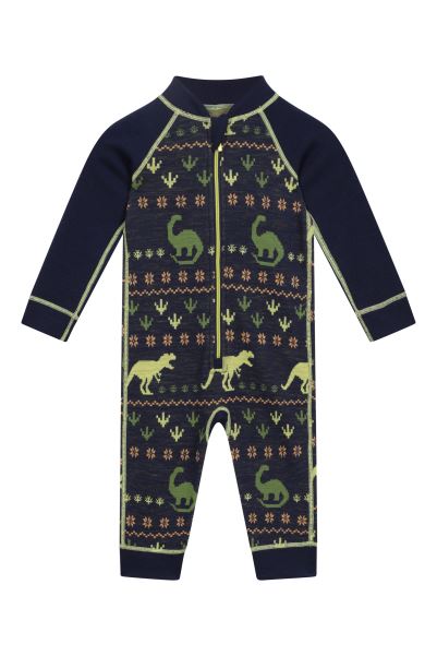 Mountain Warehouse Navy Baby Merino All In One Fashion