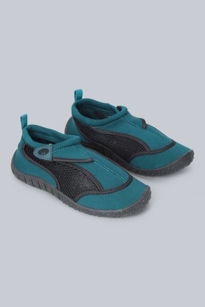 Dark-Teal Collections Animal Paddle Kids Aqua Shoes Mountain Warehouse
