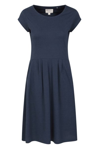 Brand Sorrento Womens Pocket Dress Mountain Warehouse Dark-Blue