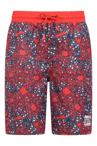 Mountain Warehouse Origins Steve Backshall Dive Kids Board Shorts Red