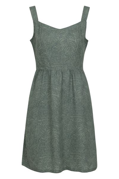 Light-Khaki New Mountain Warehouse Summertime Printed Womens Dress
