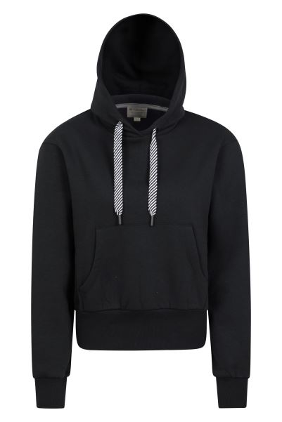 Brand Cora Womens Cropped Hoodie Black Mountain Warehouse