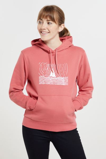 Sail Boat Womens Hoodie Brands Mountain Warehouse Coral
