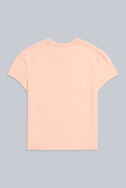 Animal Ocean Kids Organic T-Shirt Origins Pale-Pink Mountain Warehouse