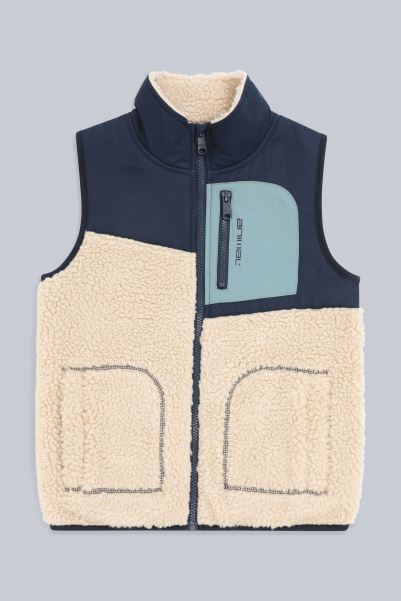 Beige Fashion Animal Hennie Kids Recycled Gilet Mountain Warehouse