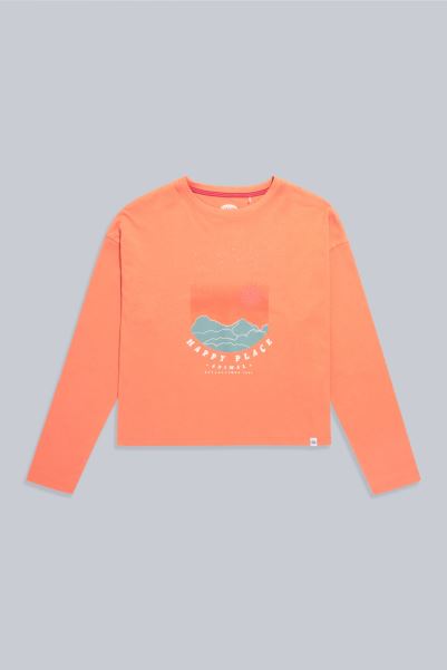 Red Animal Lily Womens Organic T-Shirt Mountain Warehouse Original