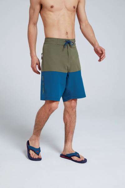 Teal Best Animal Brett Mens Recycled Boardshorts Mountain Warehouse