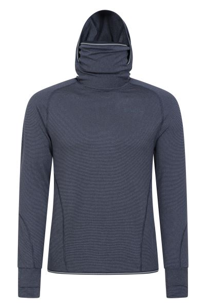Brand Swift Mens Baselayer Hoodie Navy Mountain Warehouse
