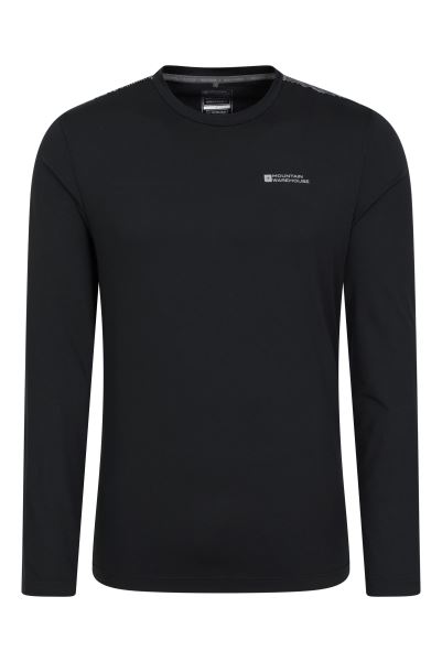 Black Original Mountain Warehouse Iso-Viz Mens Active Top