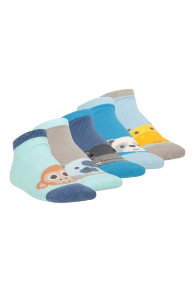 Blue Little Animal Baby Socks 5-Pack Mountain Warehouse Original