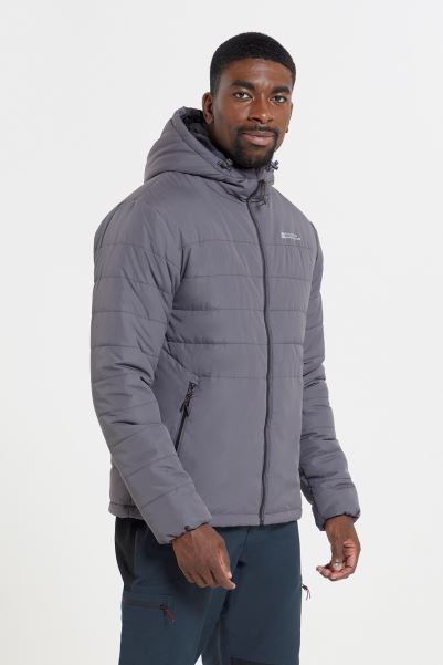 Mountain Warehouse Shambala Mens Padded Jacket Dark-Grey Fashion