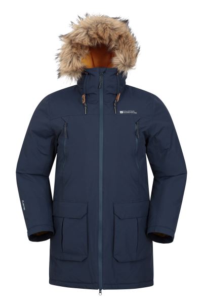 Mountain Warehouse Navy Traverse Mens Hybrid Insulation Waterproof Jacket New