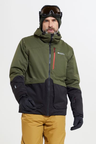 Cosmos Mens Ski Jacket Best Mountain Warehouse Khaki