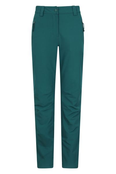 Arctic Ii Fleece Lined Stretch Womens Trousers Fashion Mountain Warehouse Dark-Green