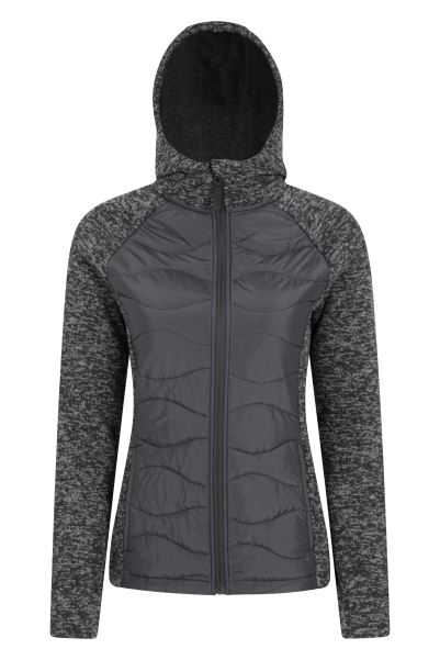 Original Black Mountain Warehouse Ascent Womens Hybrid Fleece