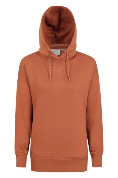 Mountain Warehouse Tan Solo Womens Longline Hoodie Brands