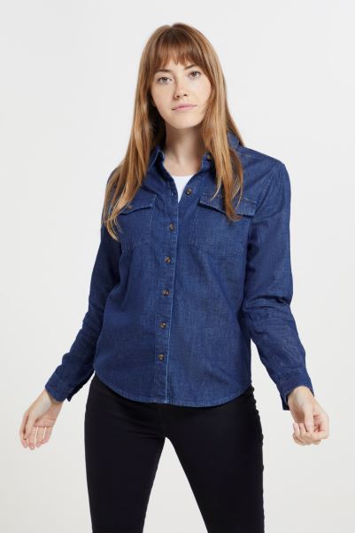 Mountain Warehouse Indigo New Darla Womens Denim Shirt